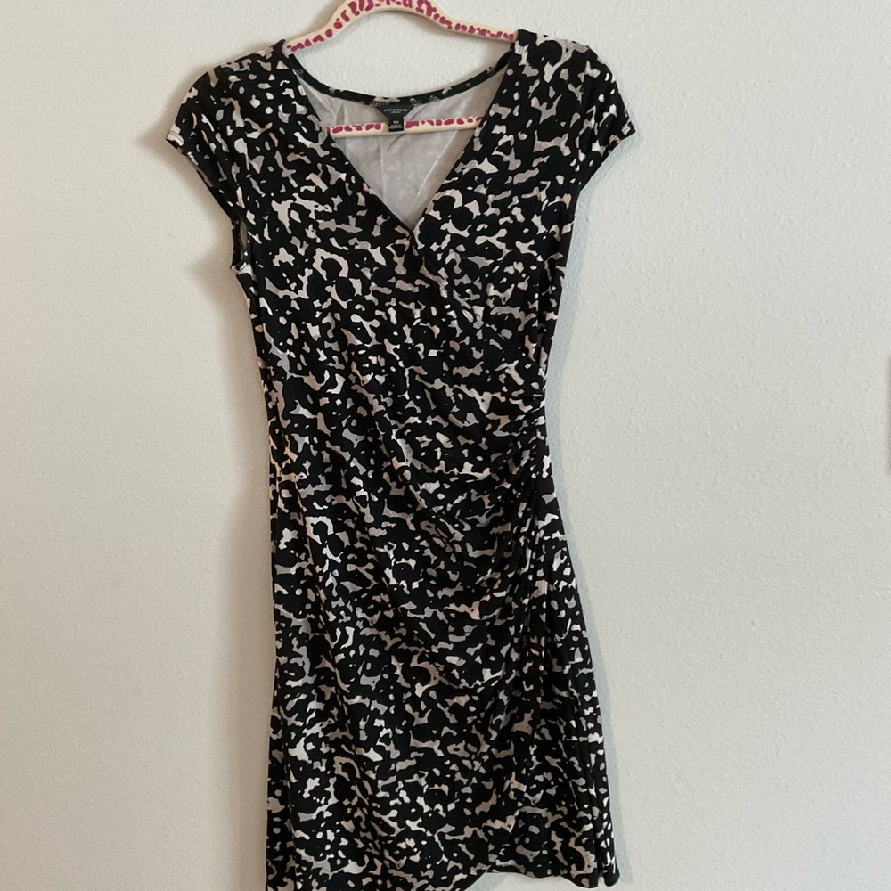 Ann Taylor Black and White Mini Dress